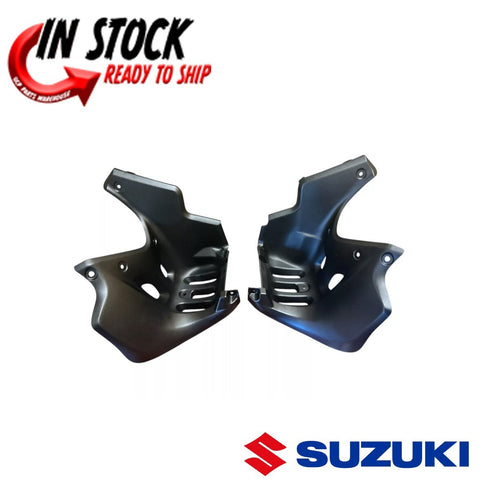 SUZUKI LH / RH FOOTREST MUD GUARD 2004-2009 LTZ250  GENUINE OEM 63341-21G00-291